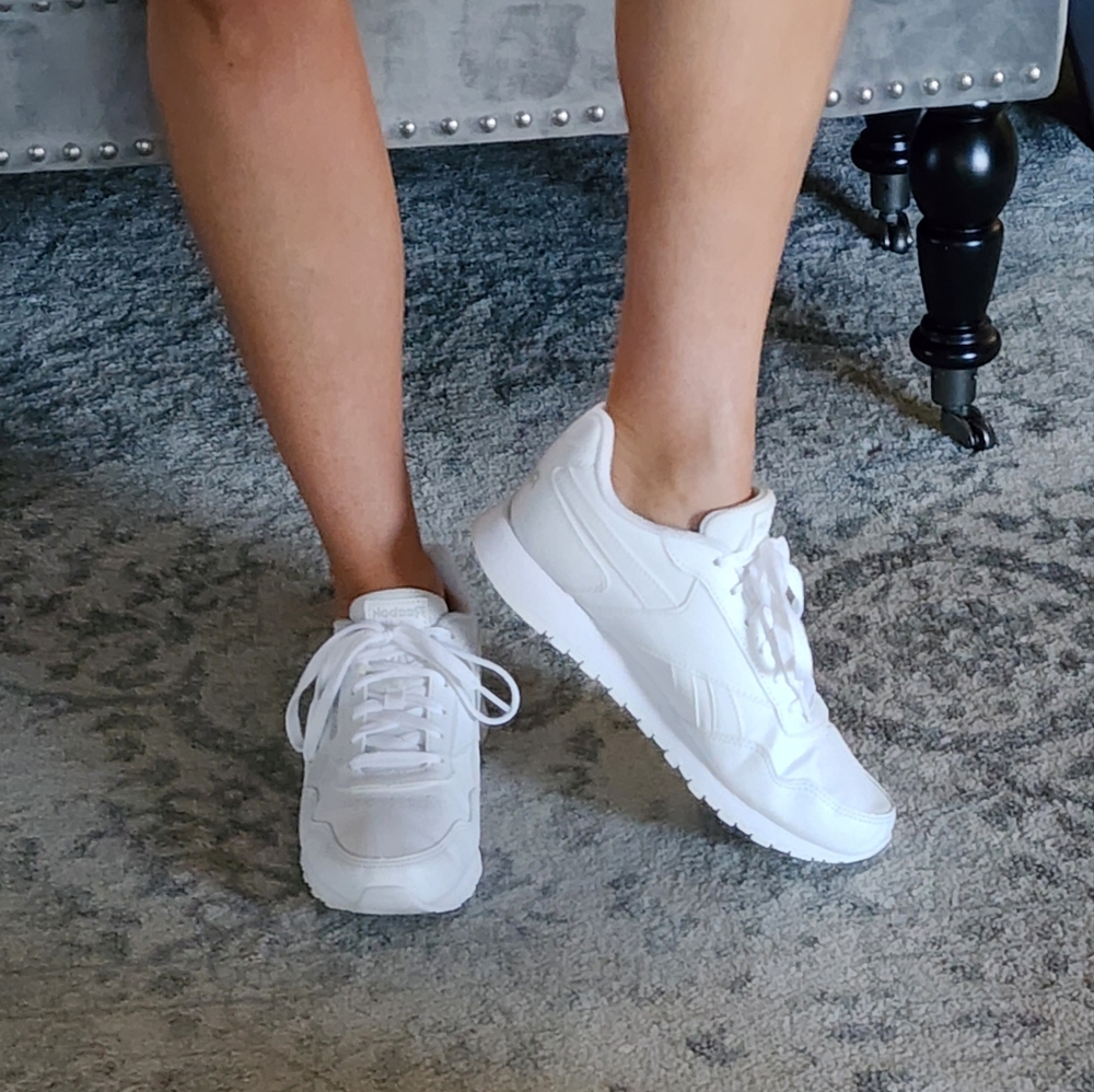 Reebok white sneakers